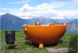 Jacuzzi Bathtub Outdoor Hot Cup Of Tub Portable Wood Fired Outdoor soaking Pool