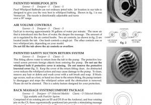 Jacuzzi Bathtub User Manual Pearl Whirlpool Bath System
