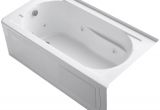 Jacuzzi Bathtubs Kohler Kohler K 1357 La 0 White Devonshire Collection 60" Three