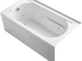 Jacuzzi Bathtubs Kohler Kohler K 1357 La 0 White Devonshire Collection 60" Three