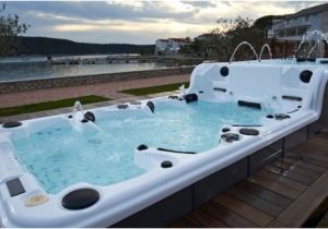 Jacuzzi Bathtubs On Sale Hot Sale Balboa System ass Massage Hot Tub with Tv Sr859