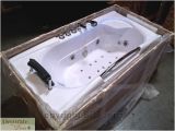 Jacuzzi Bathtubs with Heater 66" White Bathtub Whirlpool Jetted Spa Tub 19 Massage Air