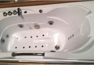 Jacuzzi Bathtubs with Heater E 1 Person Whirlpool Massage Hydrotherapy White Bathtub