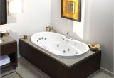 Jacuzzi Jetted Whirlpool Bathtub Maax Living 60" X 42" Acrylic Oval Drop In Bathtub