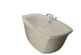 Jacuzzi Primo White Acrylic Oval Freestanding Bathtub Primo 6634 Oval Freestanding Bath – Jacuzzi Baths