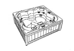 Jacuzzi Whirlpool Bathtub Manual order Replacement Parts for Jacuzzi C Palio Spa R
