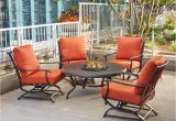 Jcpenney Patio Furniture Clearance 70 Off Hampton Bay Redwood Valley 5 Piece Metal Patio Fire Pit Seating Set