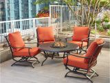 Jcpenney Patio Furniture Clearance 70 Off Hampton Bay Redwood Valley 5 Piece Metal Patio Fire Pit Seating Set
