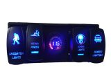 Jeep Light Switches Aliexpress Com Buy 5 P Combination Rocker Switch Panel Universal