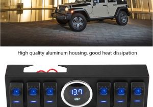 Jeep Light Switches Aliexpress Com Buy 6 Rocker source System Relay Switch Pod Panel