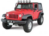 Jeep Wrangler Unlimited Light Bar Kc Hilites 7417 Windshield Mount Light Bar for 07 18 Jeep Wrangler