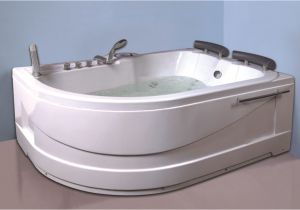 Jetted Bathtub Air Control Air Bath Tub with Heater 2 Person Jacuzzi Tub Indoor