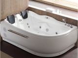 Jetted Bathtub for Two Shop Eago Am124etl R 6 Ft Right Corner Acrylic White