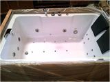 Jetted Bathtub Heater 2 Two Person Indoor Whirlpool Massage Hydrotherapy White