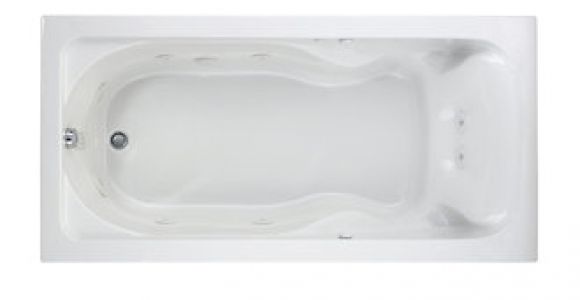 Jetted Bathtub Standard Size American Standard 2773 018wc 72" X 36" Drop In Everclean
