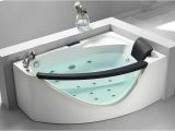 Jetted Heated Bathtub Modern Corner Tub Led Light Settings Digital sound