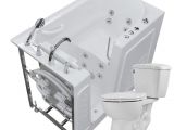 Jetted Heated Bathtub Universal Tubs Nova Heated 52 8 In Walk In Whirlpool