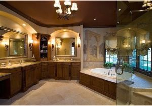 Jetted Master Bathtubs Master Bath Suite with Frameless Glass Shower Jacuzzi Tub