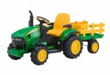 John Deere Christmas Lights Peg Perego John Deere Ground force Tractor with Stake Side Trailer