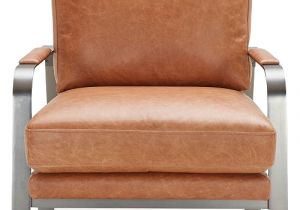 Jollene Leather Accent Chair Furniture Jollene Leather Accent Chair & Reviews