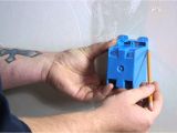 Junction Box for Light Fixture How to Install A Single Gang Switch Box In Drywall Diy Electrical