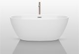 Juno Freestanding Bathtub Juno 59" soaking Bathtub by Wyndham Collection White