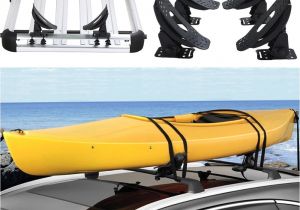 Kayak Rack for Suv 2 Pairs Universal Kayak Carrier Canoe Snowboard Suv Car Roof top