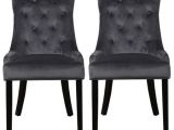 Kaylee Freestanding Bathtub Kaylee Luxury Pair Of Velvet Dining Chairs Charcoal Grey
