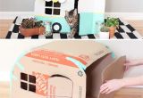 Keep Pets Off Furniture Your Cat Will Love This Fun Hiding Place Made Out Of Cardboard