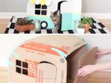 Keep Pets Off Furniture Your Cat Will Love This Fun Hiding Place Made Out Of Cardboard