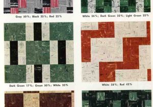 Kentile asphalt Floor Tile 30 Patterns for Vinyl Floor Tiles From the 1950s Belvidere
