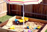 Kidkraft Backyard Sandbox 00130 Use Beach Umbrella to Provide Shade Over the Sandbox to Secure Use