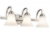 Kitchler Lighting Kichler Lighting Keiran Collection 3 Light Brushed Nickel Bath