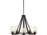 Kitchler Lighting Shop Kichler Lighting Barrington 5 Light Anvil Iron and Driftwood