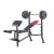 Kmart Weight Bench Weider Pro 265 Standard Bench with 80 Lb Vinyl Weight Set