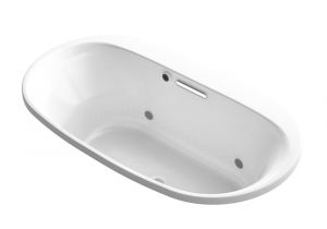 Kohler Acrylic Bathtubs Review Kohler Underscore 5 5 Ft Acrylic Oval Drop In