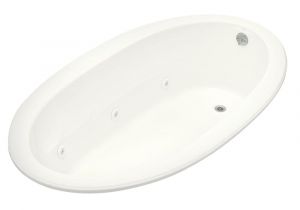 Kohler Bathtubs Drop In Kohler Sunward Bubblemassage 6 Ft Acrylic Oval Drop In