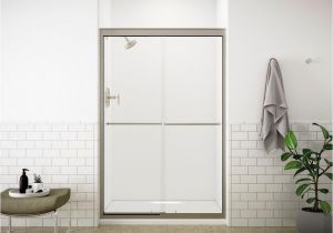 Kohler Levity Shower Door Review Kohler Fluence 47 5 8 In X 70 5 16 In Semi Frameless Sliding