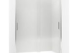 Kohler Levity Shower Door Review Kohler Levity 59 625 In W X 82 In H Frameless Sliding Shower Door
