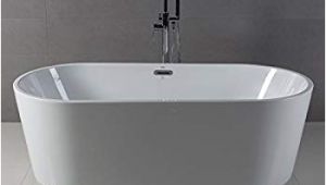 Kohler Stand Alone Bathtub Kohler K 1800 Hw1 Abrazo Freestanding Bath Honed White