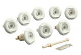 Kohler Whirlpool Bathtub Parts Kohler Flexjet Whirlpool Trim Kit In White K 9698 0 the