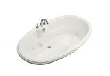 Kohler Whirlpool Bathtub Parts Kohler Proflex 6 Ft Center Drain Rectangular Drop In