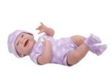 La Newborn 8 Piece Realistic Baby Doll Bathtub Set Jc toys "pouty" La Newborn Moments Realistic 17