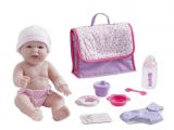 La Newborn Realistic Baby Doll Bathtub Set La Newborn 10 Piece Deluxe Diaper Bag Gift Set Featuring