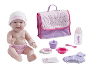 La Newborn Realistic Baby Doll Bathtub Set La Newborn 10 Piece Deluxe Diaper Bag Gift Set Featuring