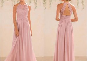 Lace Cap Sleeve Bridesmaid Dresses Floor-length Country Chiffon Bridesmaid Dresses Long 2017 A Line Lace top