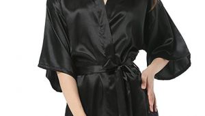 Ladies Bathrobes On Sale New Black Chinese Women S Faux Silk Robe Bath Gown Hot