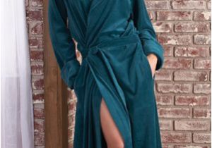 Ladies Bathrobes Sale Luxurious Velour Robe