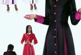 Ladies Bathrobes Sale Tally Taylor 4544 1pc Silk Look Womens Cassock Robe for