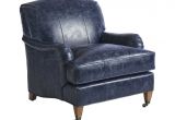 Laguna Geo Blue Accent Chair Barclay butera Sydney Blue 9014 31 Leather Accent Chair